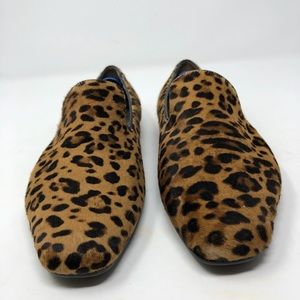 Jimmy Choo Calf Hair Leopard Ballet Flats